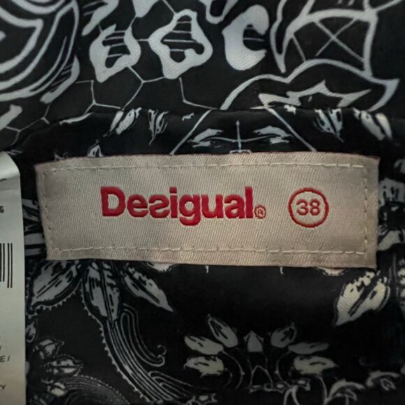 Desigual Suiza Safari Reversible Bomber Jacket EU Size 38=US 6/S NWOT - Picture 12 of 16